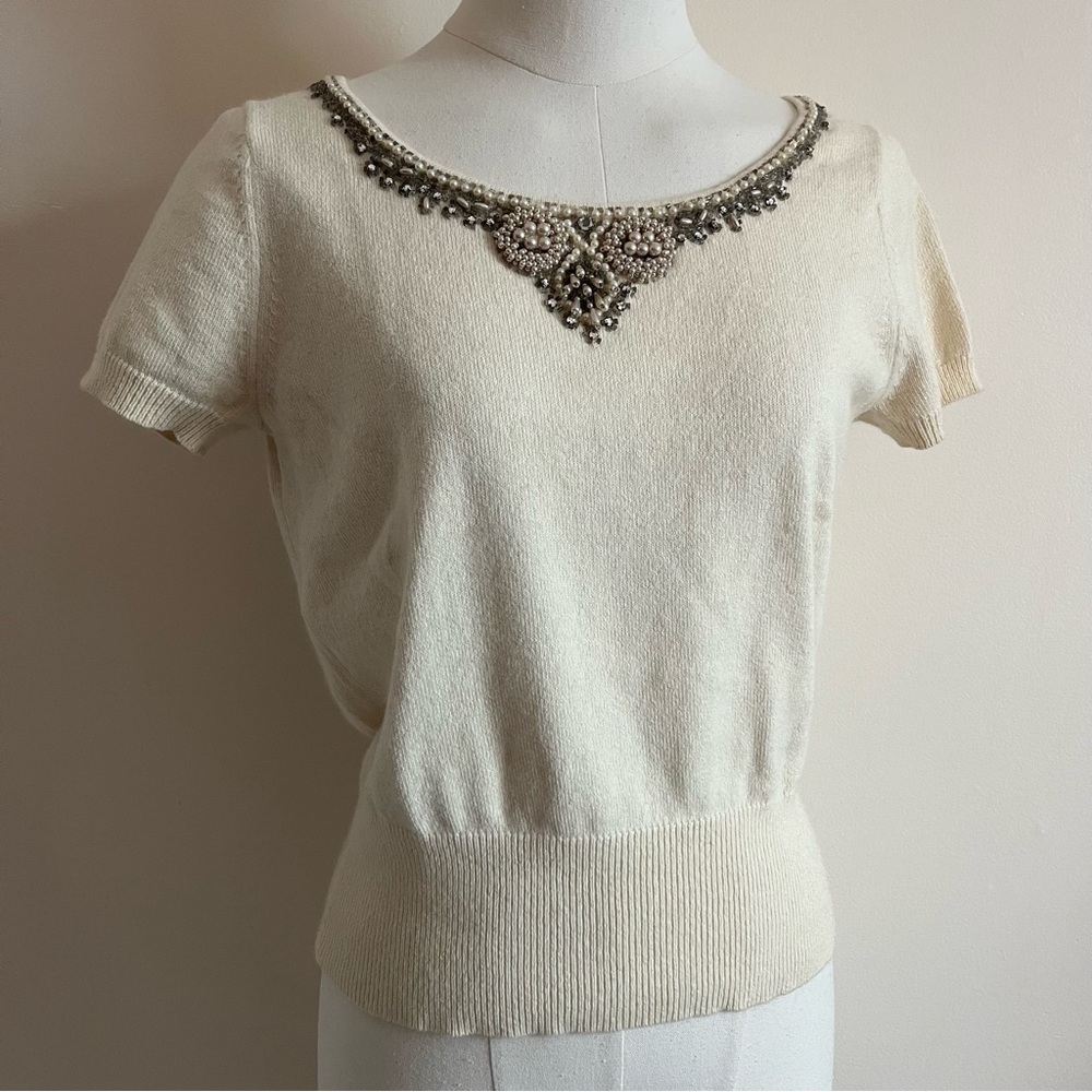 Banana republic cream sweater